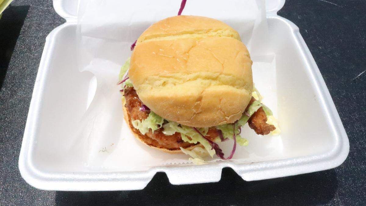 Rich Knowles, a chef and owner of Innovative Dining, a catering business, launched&nbsp; Innovative Dining, Bradentrucky Grub Truck last fall, and served its first food in Fort Myers helping feed residents there after Hurricane Ian devastated the area. Shown above is their signature  buttermilk fried chicken sandwich.