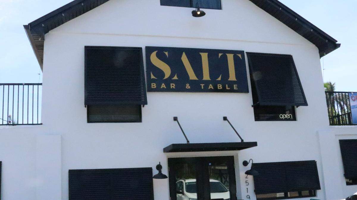 Salt Bar & Grill, 2519 Gulf Drive N., Bradenton Beach, shown 6/15/2023, is one of the newest restaurants to open on Anna Maria Island.