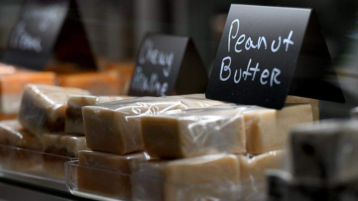 Peanut butter fudge at the Chocolate Emporium at 216C Pine Avenue, Anna Maria, on August 6, 2025.