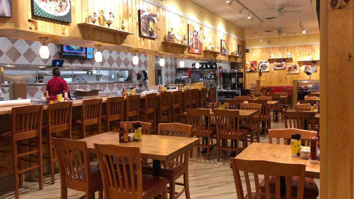 Noreen and Ross Edlund plan to open their newest Skillets’ restaurant by mid-June in School House Plaza, 9722 State Road 64 E., across from Carlos E. Haile Middle School. Skillets is a breakfast and lunch restaurant. Shown above is an interior view of their Sarasota restaurant.