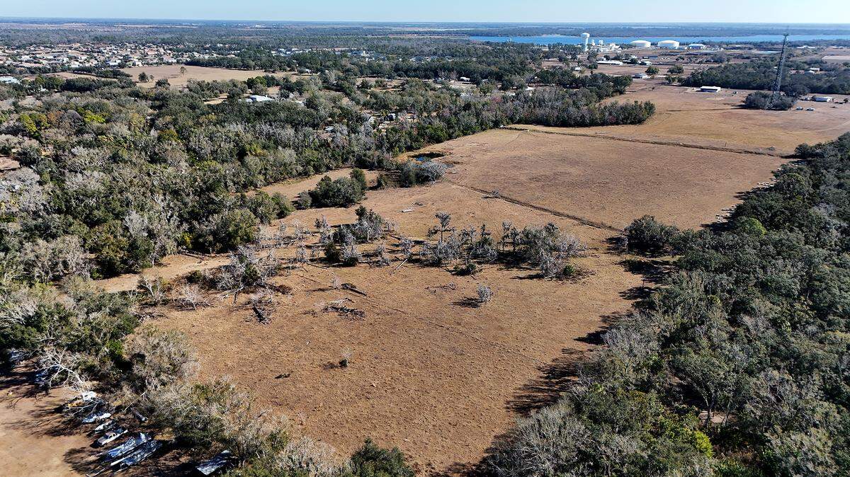 Manatee County commissioners unanimously denied a rezone for a 167-home project that would have transformed about 56 acres of agricultural land near Zipperer Road, shown here on Feb. 6, 2026.