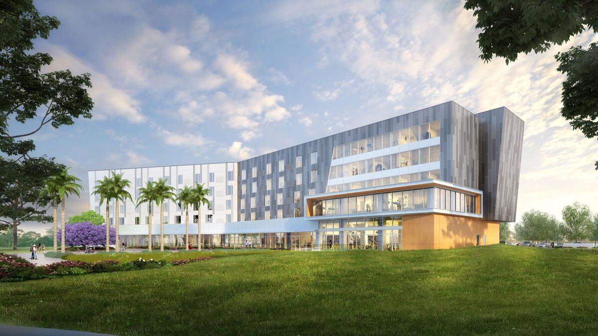 The Legacy Hotel, a five-story, 150-room lodging facility, is expected to open on the the campus of IMG Academy this fall. It is the most recent addition to the campus, which has seen rapid growth in recent years.