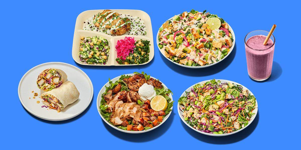 Signature meals at Just Salad which recently filed paperwork to renovate a space at The Market at UTC shopping center to open its first restaurant in Manatee County.