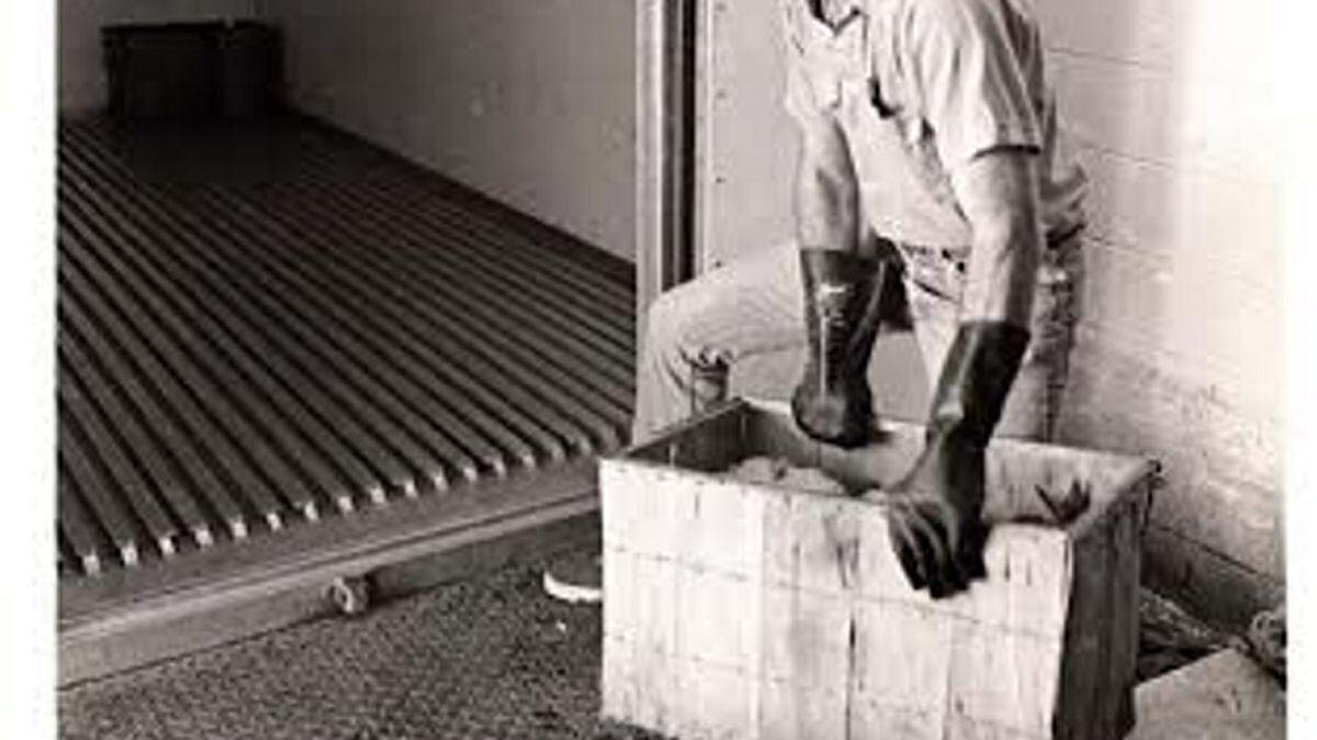 An early ice machine for storage in Florida.Photo provided by Maritime Museum