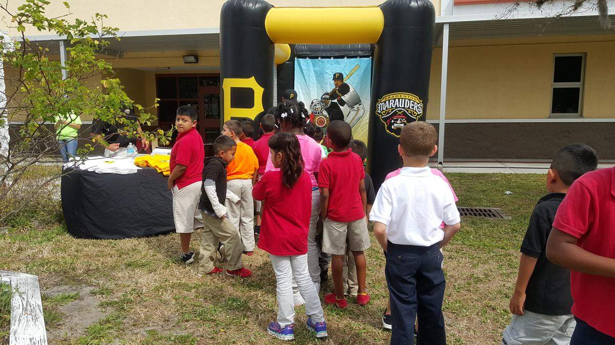 Tillman Elementary School has been adopted by the Pittsburgh Pirates and Mosaic Company through the Manatee Education Foundation. PHOTO PROVIDED