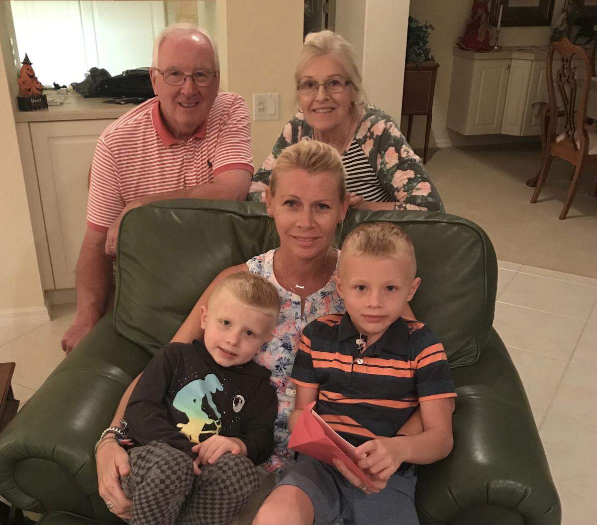Lakewood Ranch Wayne Sternberg had a passion for family life and is shown with grandsons Jonah and Jaxon, daughter, Jeanne Grose, and wife, Joanne.
