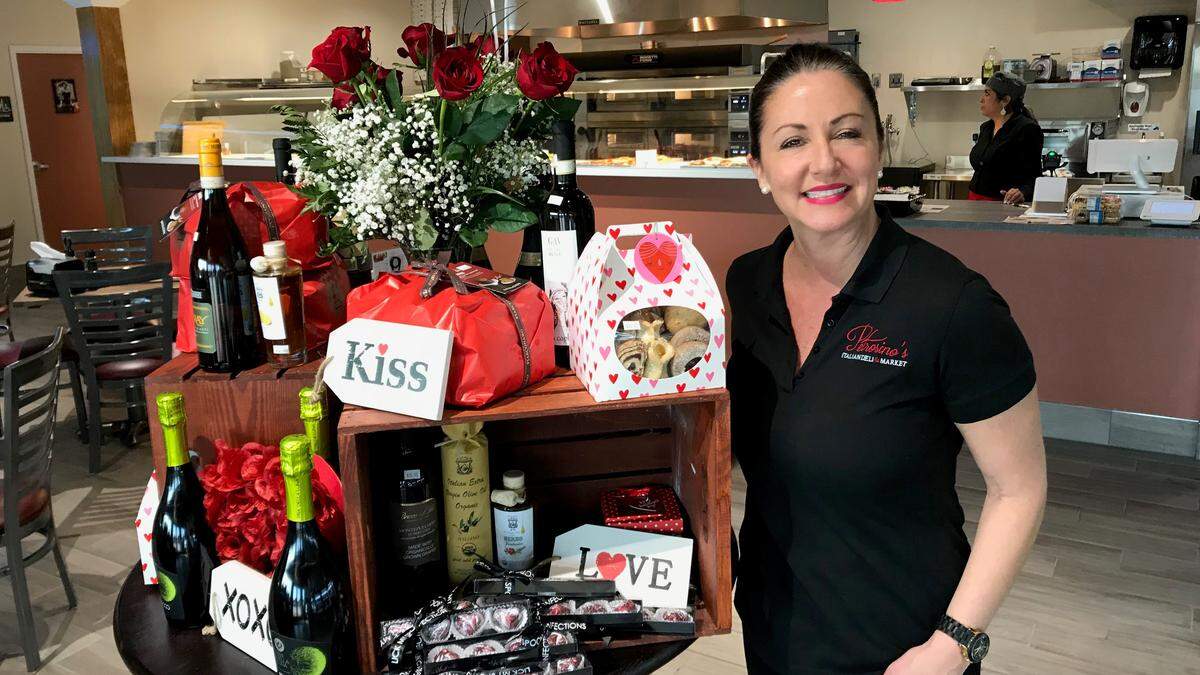 Petrosino’s Italian Deli & Market opened in January at 5913 53rd Ave. E. Shown above is co-owner Brenda Edens.