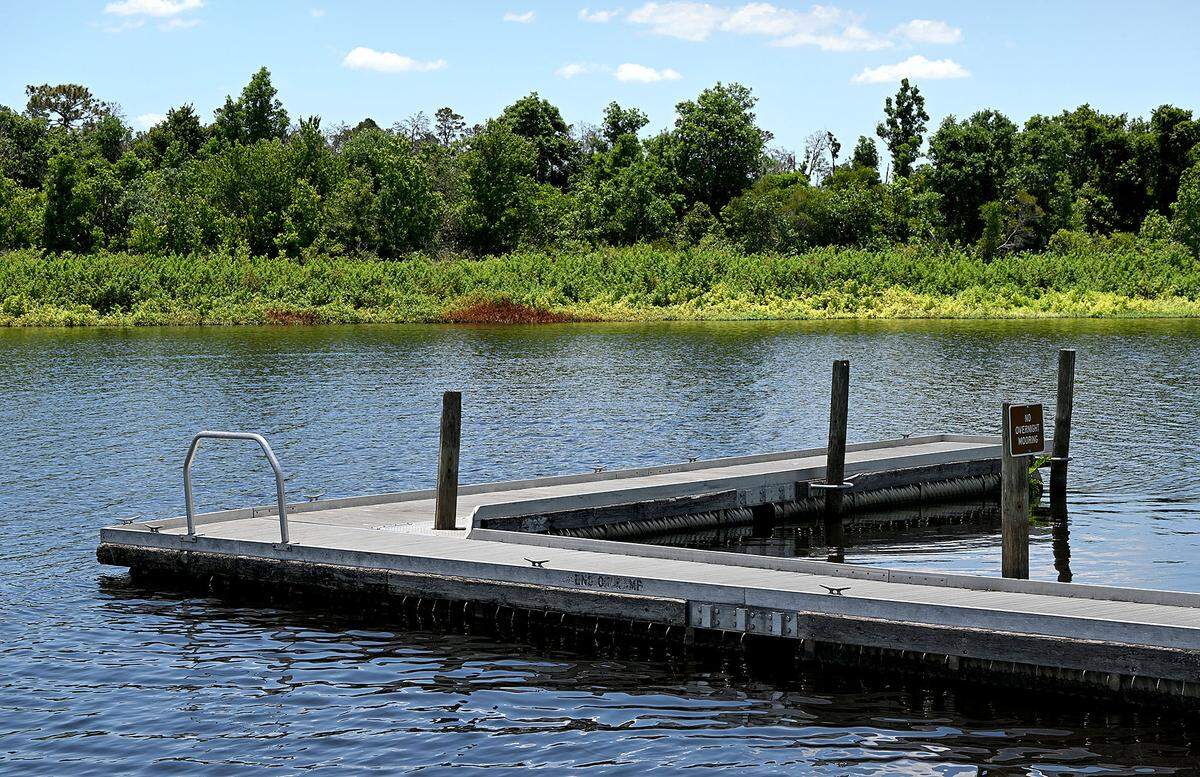 Lake Manatee from the Lake Manatee State Park, May, 2024.