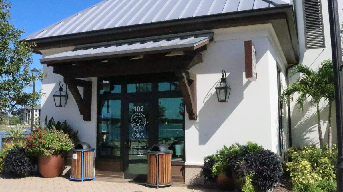 Justin Banister founded O&A Coffee and Supply in 2015 as a mobile coffee bar. In addition to the mobile coffee bar, he now has a coffee shop  in downtown Sarasota, and recently opened a coffee shop, shown above Sept. 20, 2022, in Lakewood Ranch’s Waterside Place town center at 1570 Lakefront Drive, Unit 102.