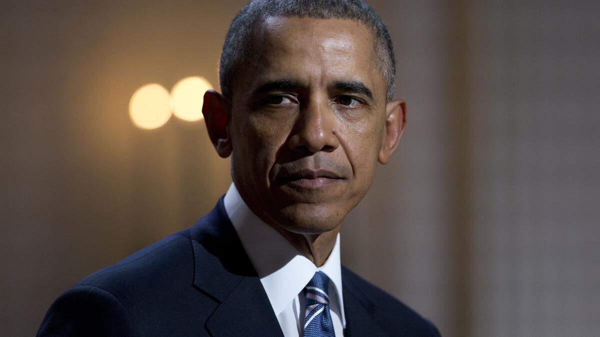 FILE - President Barack Obama pauses as he speaks as he and first lady Michelle Obama host the ìIn Performance at the White Houseî series in the East Room of the White House, in Washington, Wednesday, Feb. 24, 2016. Obama signed a bill Wednesday that includes a provision banning U.S. imports of fish caught by slaves in Southeast Asia, gold mined by children in Africa and garments sewn by abused women in Bangladesh, closing a loophole in an 85-year-old tariff law that has failed to keep products of forced and child labor out of America. (AP Photo/Carolyn Kaster, File)