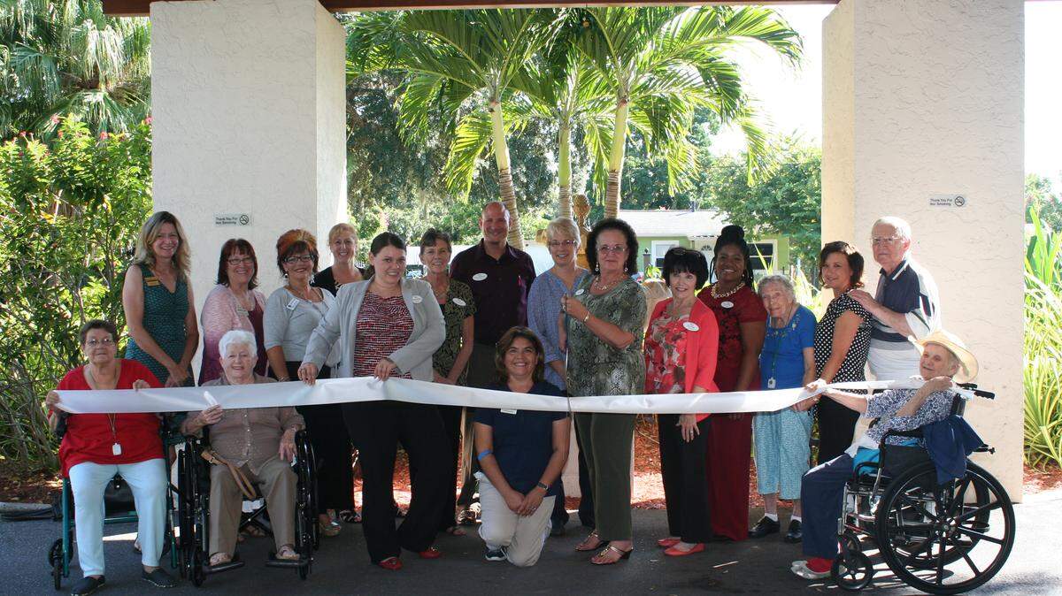 A ribbon cutting was held for Langdon Hall Assisted Living Facility, Memory Care, 1120 33rd Ave. W., Bradenton. The healthcare facility offers medical and nursing care enhancing the lives of residents seeking-short term services or long-term care including physical, occupational and speech therapies, post-surgical care, neurological, stroke, and cardiac recovery, respite and convalescent care, palliative and hospice care, pain management, wound care and IV therapy. For more information, call 941-744-1923 or saberhealth.com. 
 Do you have a ribbon cutting you'd like to submit? Send them to Angie Monroe at amonroe@bradenton.com. 
 Photo courtesy of Manatee Chamber of Commerce.