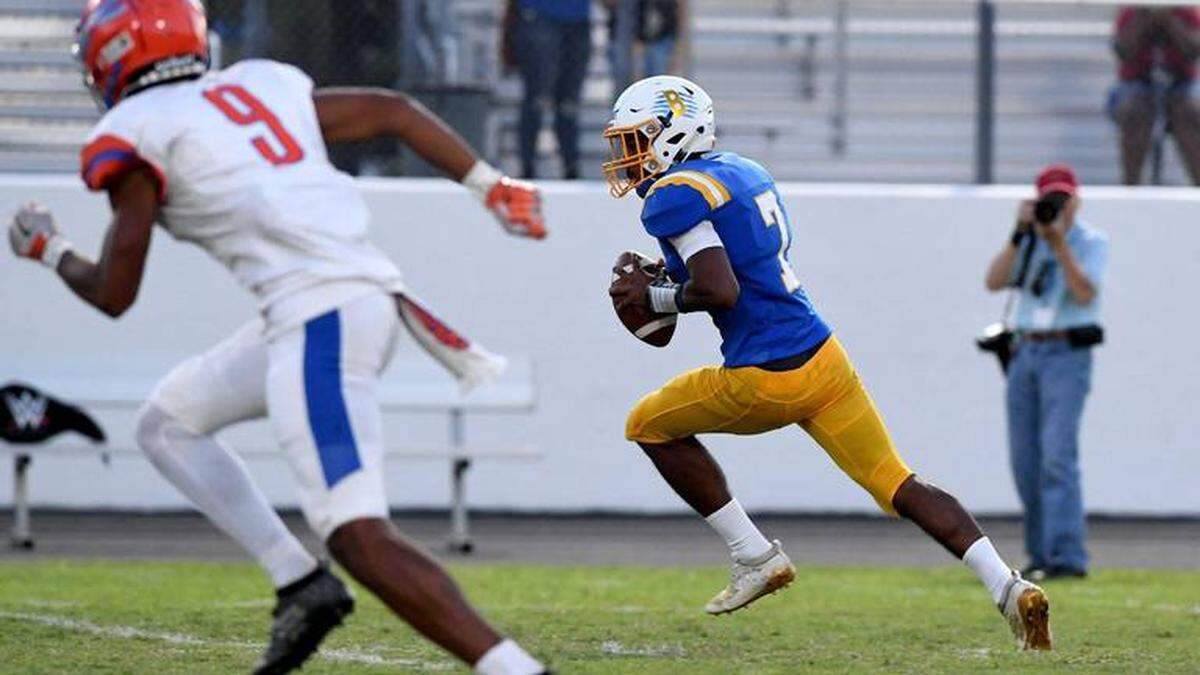 Senior quarterback Brian Coleman and the Bayshore Bruins will be seeking back-to-back victories as they travel to North Port to face the winless Bobcats.