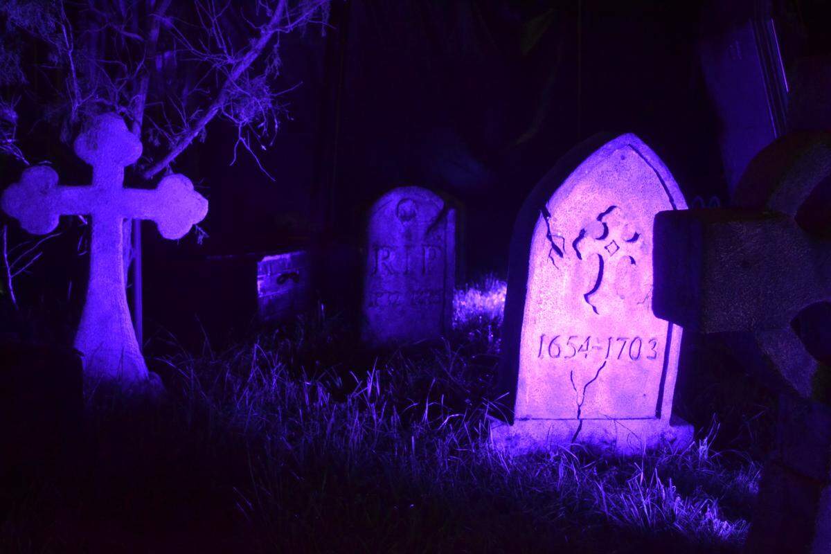 The big top at Paranormal Cirque is full of little haunting details.