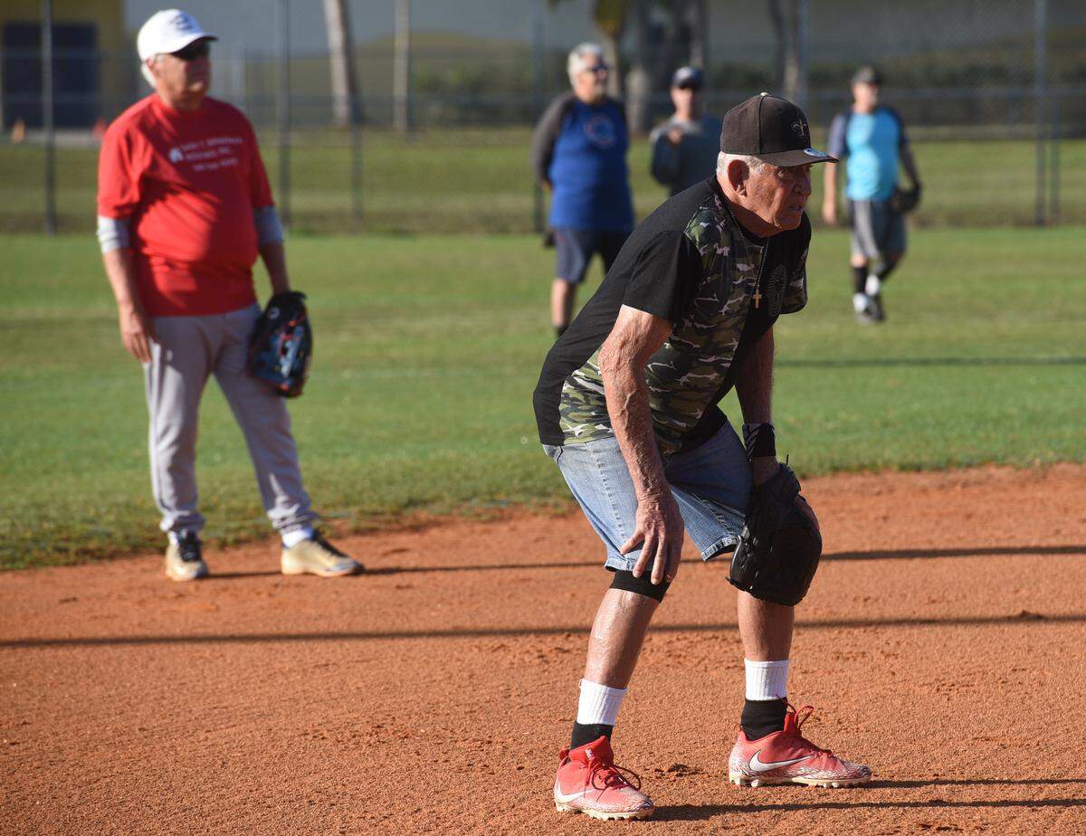 The Bradenton Senior Softball League features around 200 active seniors who play at both the competitive and recreational levels.