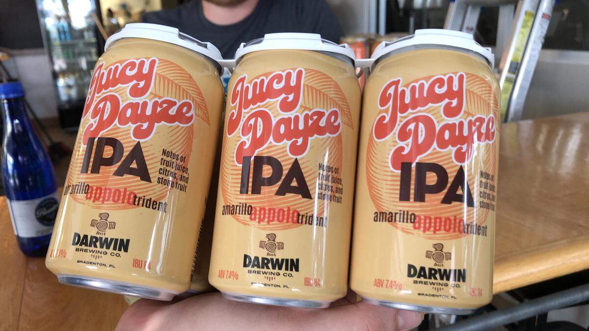 Darwin Brewing Company, 803 17th Ave. W., Bradenton, is bringing out a new brew each Thursday following the reopening of its tap room.