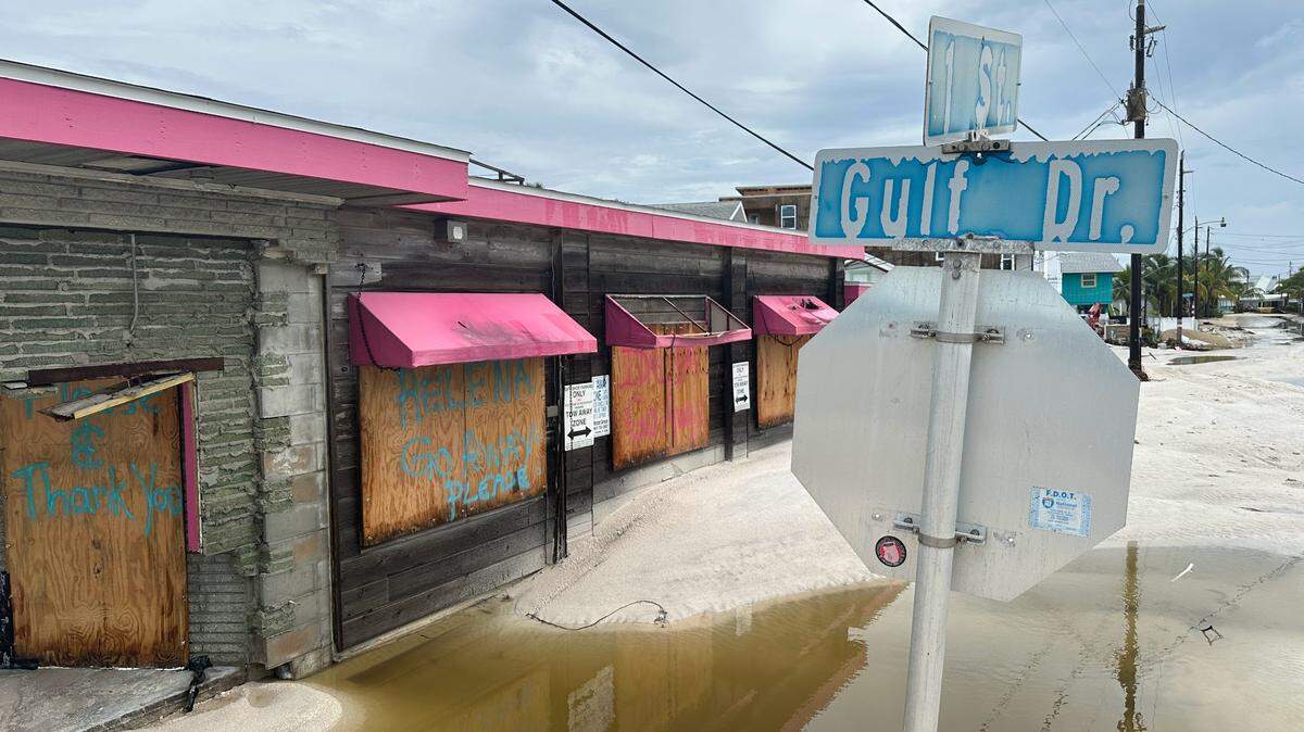 Hurricane Helene flooded Anna Maria Island with a record-setting storm surge that left up to 5 feet of sand along Gulf Drive.
