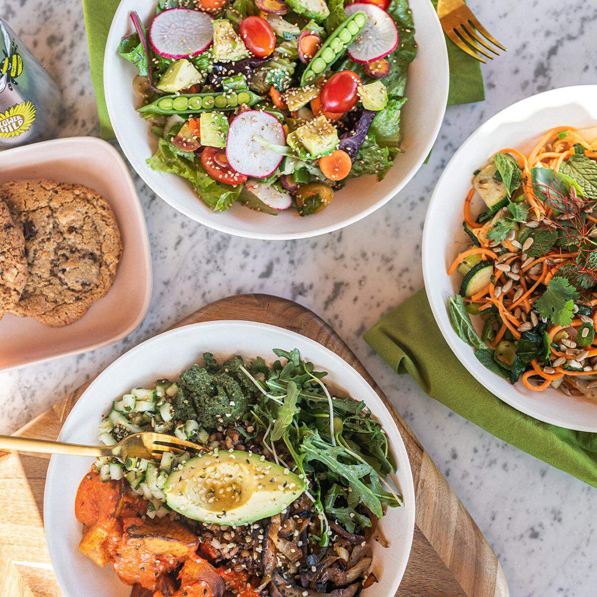 One of Flower Child’s most popular menu items is the Mother Earth bowl seen here. The health-focused restaurant, catering to vegan, vegetarian, Paleo and gluten-free diets, aims for May 2025 to open its first Florida location at 6532 University Parkway, Lakewood Ranch.