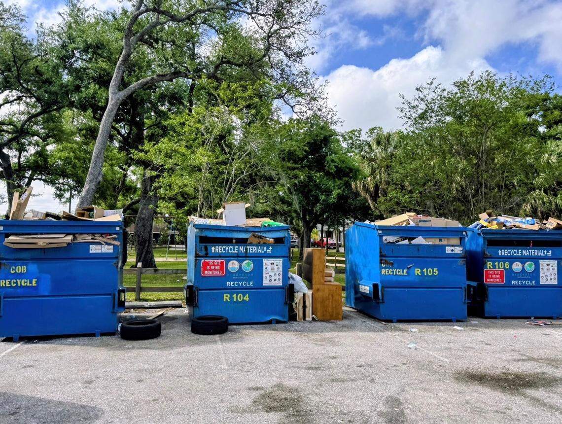 The city of Bradenton used to offer a recycle drop-off site at 17th Avenue W., but officials closed it due to illegal dumping.
