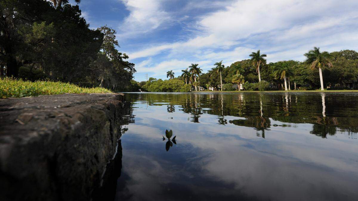 A scenic view of Wares Creek, overlooking the area where docks and a kayak launch are planned in John and Rebecca Neal Park in the Ballard neighborhood of Bradenton. The proposed park sits on the banks of Wares Creek and will feature a community garden, dock, kayak launch and parking area. 
 GRANT JEFFERIES/Bradenton Herald