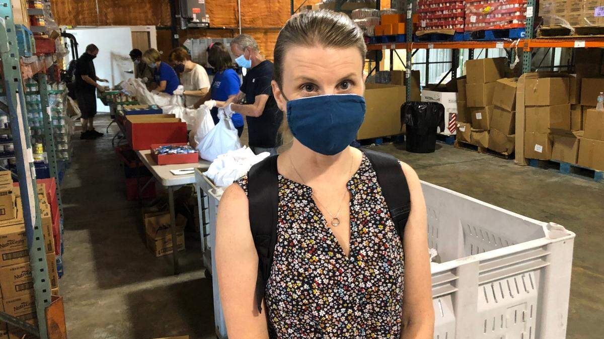 The Food4Families program was started in response to the COVID-19 pandemic and to date has fed more than 40,000 families, said Amy Towery, vice president of development for Bradenton-based Meals on Wheels PLUS Manatee.