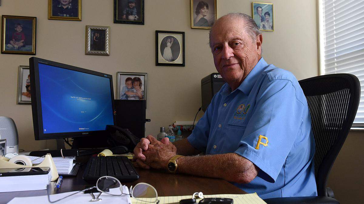 Long time Bradenton City Councilman Gene Gallo, in his office in downtown Bradenton, has filed for re-election, reversing an earlier decision to retire.
 TIFFANY TOMPKINS-CONDIE/Bradenton Herald file