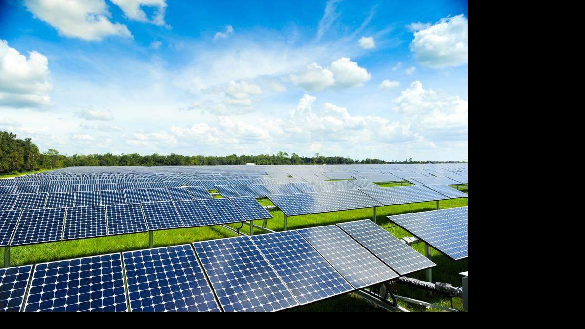 An aerial image taken in 2009 shows Florida Power & Light's Next Generation Solar Energy Center near Arcadia. FPL PHOTO