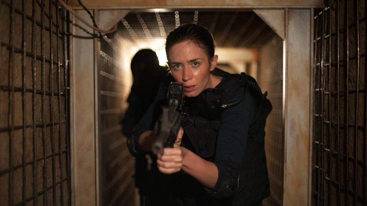 Emily Blunt, as Kate Macer, in a scene from "Sicario."ASSOCIATED PRESS
