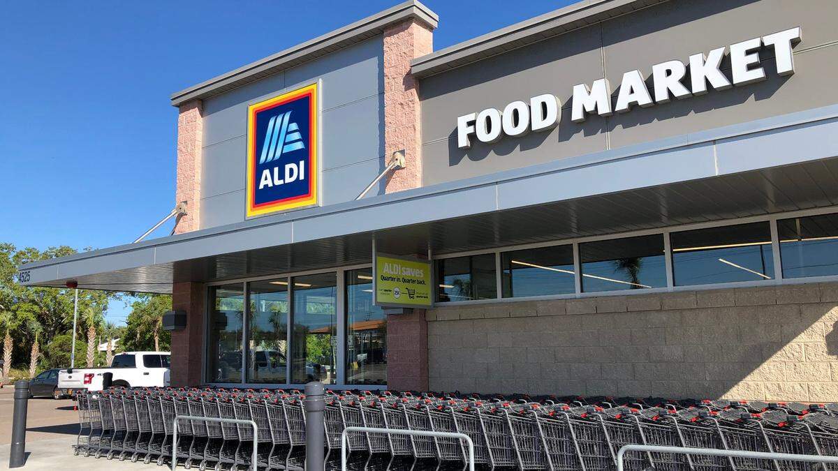 3/11/2021--An Aldi store is planned for Lakewood Ranch. Shown above is the Aldi store at 4525 53rd Ave. E., Bradenton, that ios slated for expansion.
