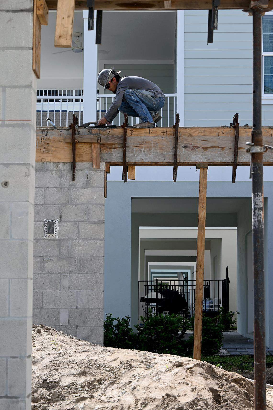 Hunters Point is a first-of-its-kind development in Manatee County that combines net-zero energy use with resiliency to hurricanes, flooding and harsh weather. Photo taken on Oct. 8, 2025.
