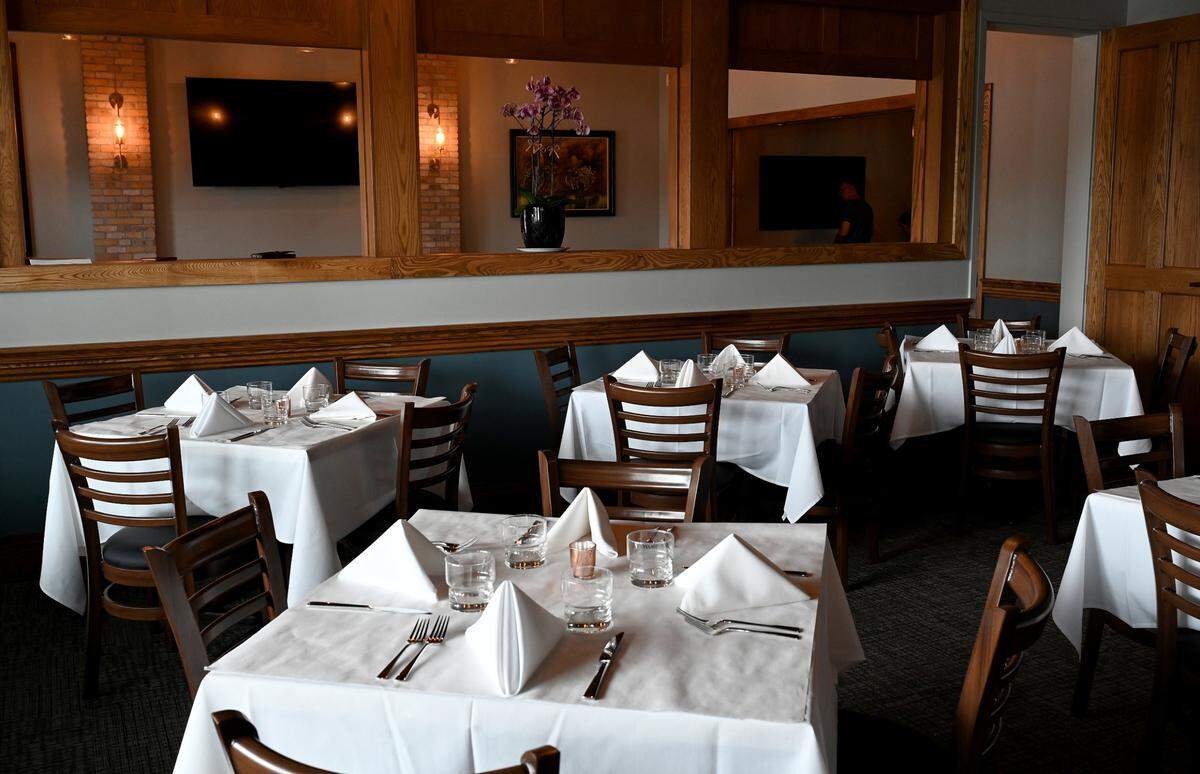 One of the main dining areas at EnRich Bistro in Bradenton on Tuesday, May 14, 2024.