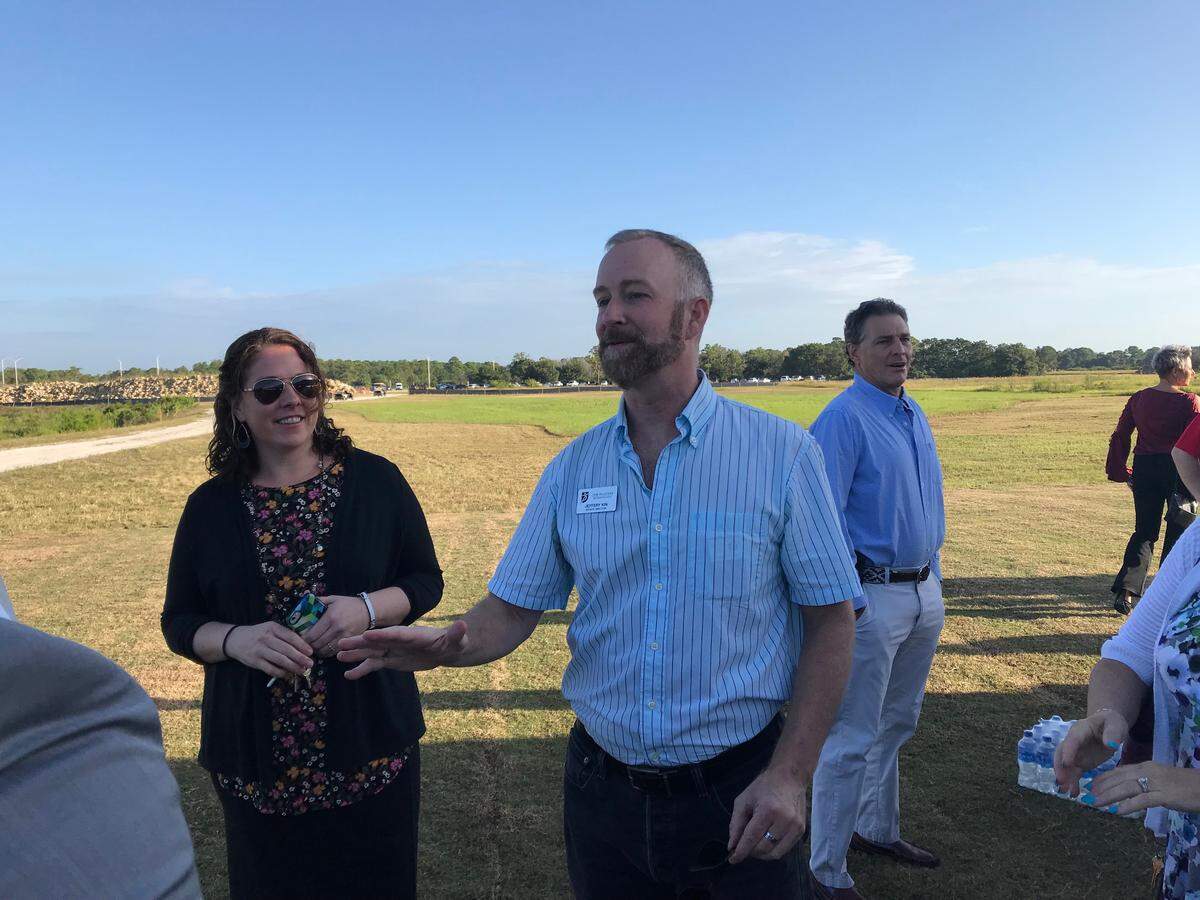 Jeffery Kin, artistic director for The Players Centre for Performing Arts, called  the groundbreaking for Waterside Place an auspicious occasion for everyone.