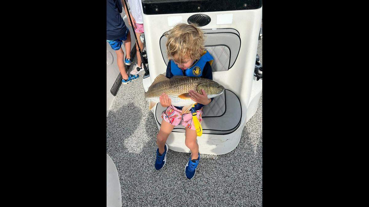Tampa Bay fishing captain Joe Burruezo said he took advantage of the weather ahead of Hurricane Helene to catch fish like jacks, mackerel and ladyfish that are willing eaters for kids on his charter trips.