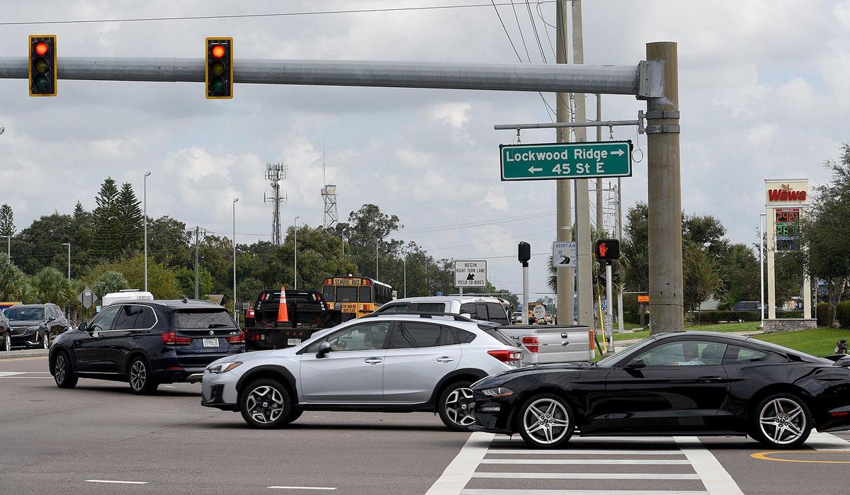 Traffic can get busy on Manatee County roads. The intersection of Lockwood Ridge Road and S.R. 70 is the 10th busiest intersection.