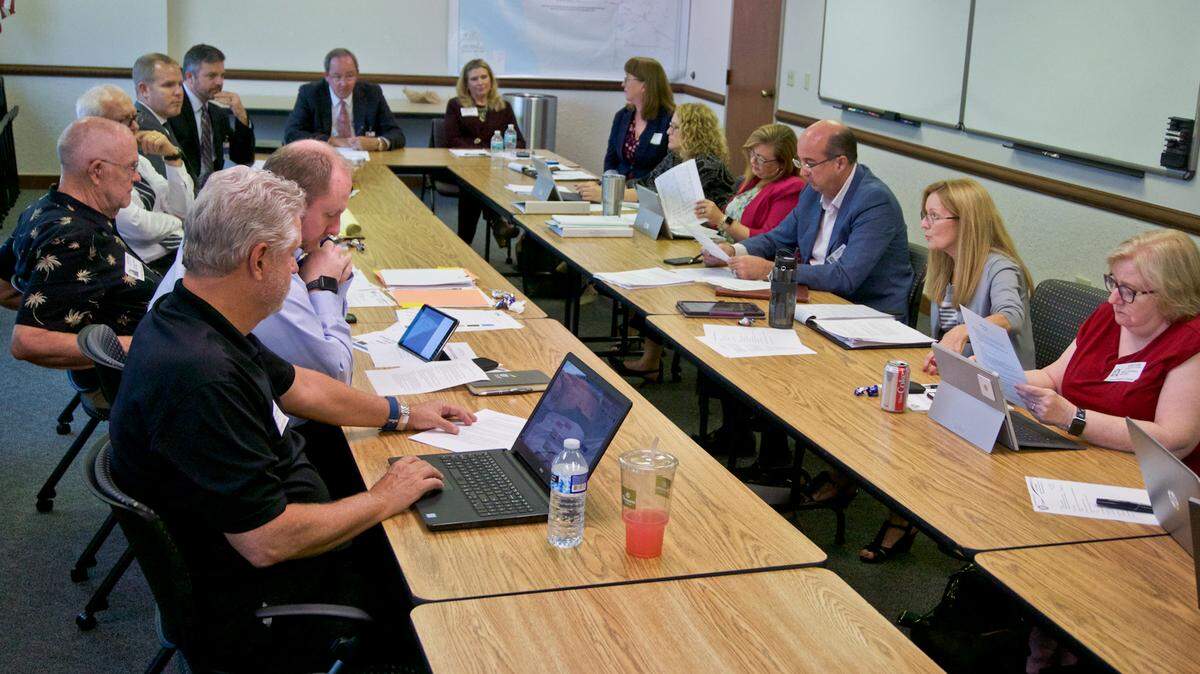 The Citizens Audit Committee discusses staff shortages, operational delays and problems with the ERP system at a meeting on Sept. 6.