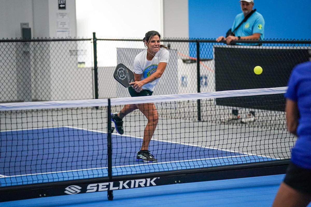 Bradenton’s Kelly Stroble is a professional pickleball player for the OKC Punishers in the National Pickleball League.