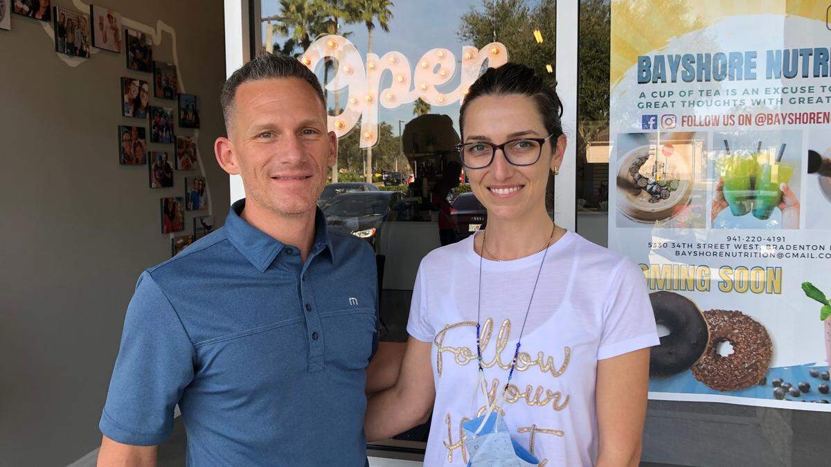 Feliz and Joseph McNamara recently opened Bayshore Nutrition at 5330 34th St. W., Bradenton.