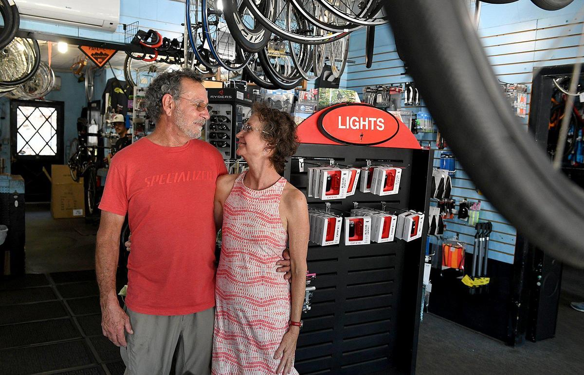 Dave and Julie Holt have owned Ringling Bicycles for 27 or 28 years--they’re not sure--but they are closing shop in June.