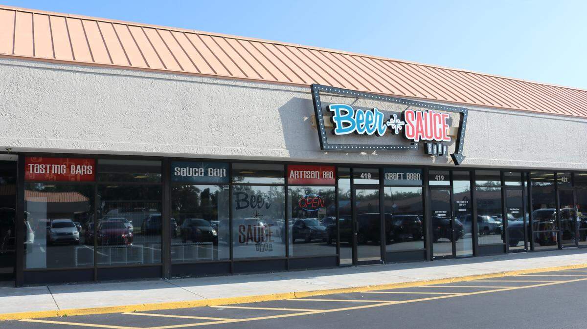 BeerSauce Shop, 419 Cortez Road W., Bradenton, shown Dec. 12, 2022, has about 4,000-square-feet of space in Orange Blossom Plaza at 419 Cortez Road W., Bradenton, and can seat about 90.
