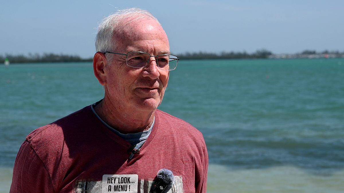 David Tomasko of the Sarasota Estuary Program on March 28, 2025.