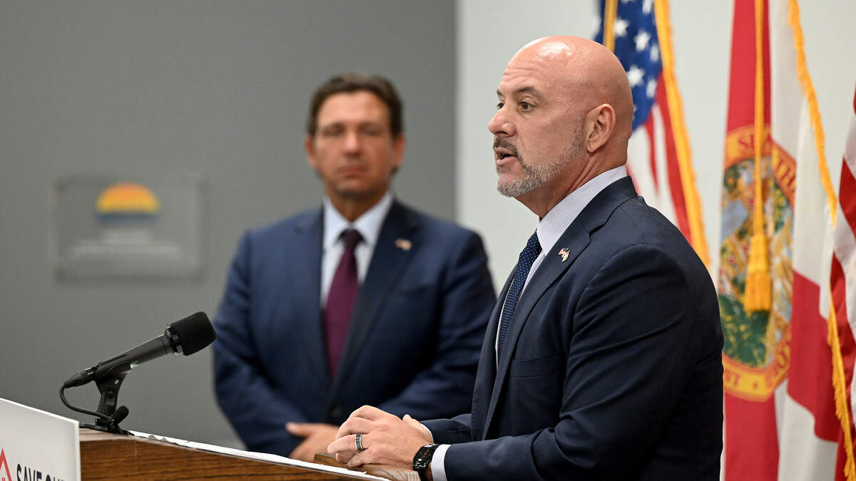 Florida Chief Financial Officer Blaise Ingoglia joined Governor Ron DeSantis as he signed two bills enacting stricter regulations on local governments’ ability to raise taxes and creating more transparency at State College of Florida on June 24, 2026.