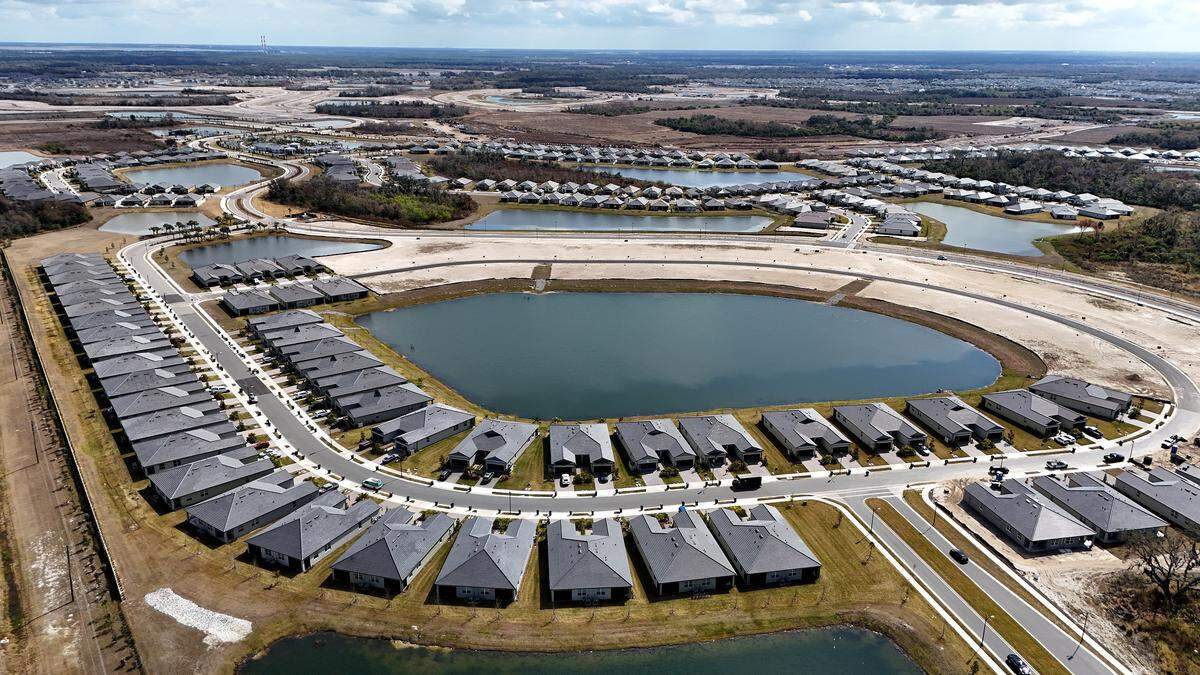Prosperity Lakes under construction in Parrish on Feb. 12, 2026.