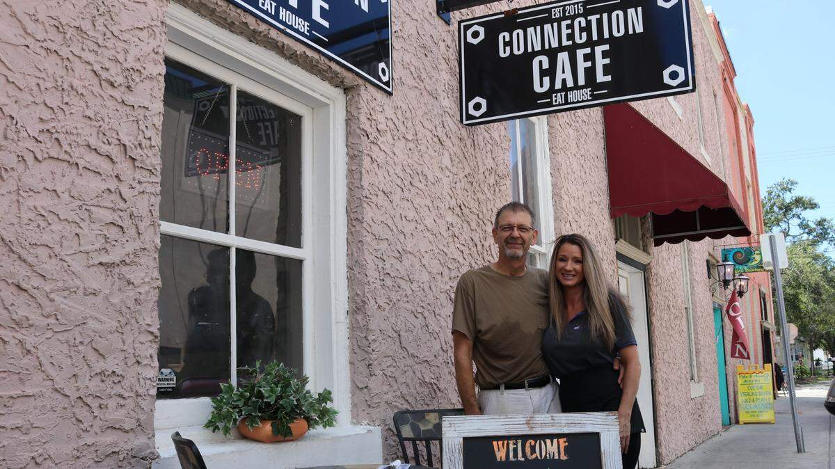 Lee and Shelly Anderson recently became owner-operators of The Connection Cafe, 1207 Third Ave. W., Bradenton. They are in the process of updating the menu for the daytime restaurant.