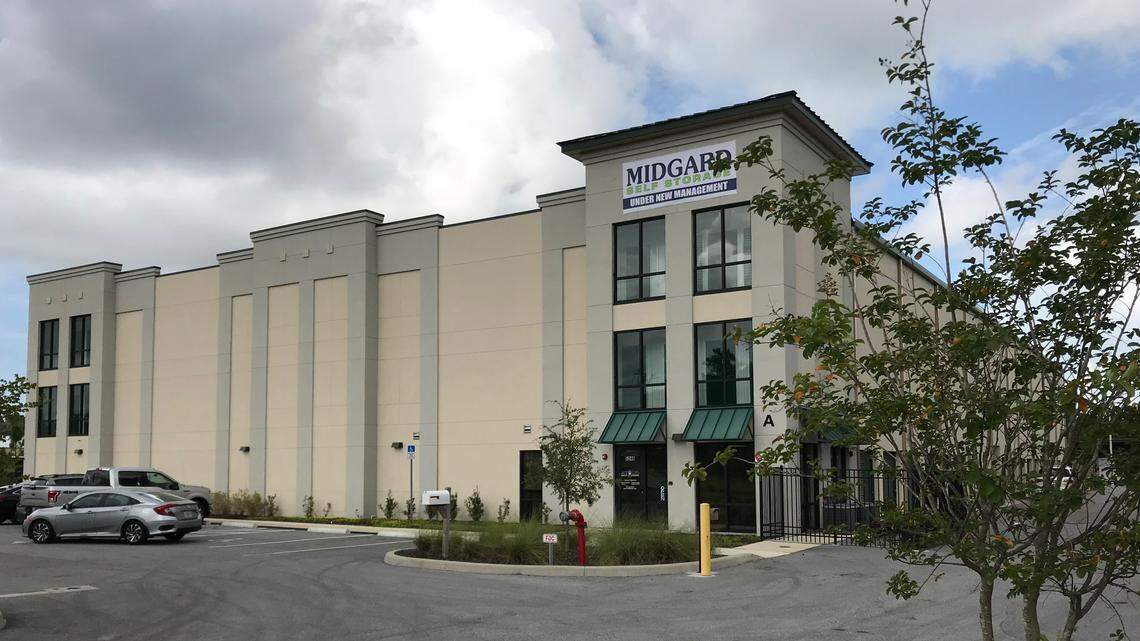 Midgard Self Storage Bradenton FL, LLC, paid $18.4 million for a pair of self storage facilities in East Manatee. This one is located at  5246 Lena Road.