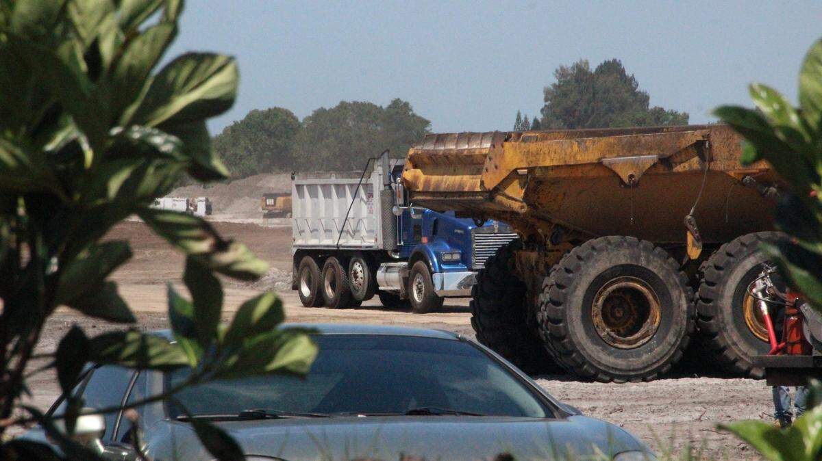 The Landings at Heritage Harbour site was the scene of intensive site preparation work in April.  The developer has now returned to Manatee County government to extend the time it has to complete the project that would bring nearly 300,000-square-feet of retail and commercial development to East Manatee.