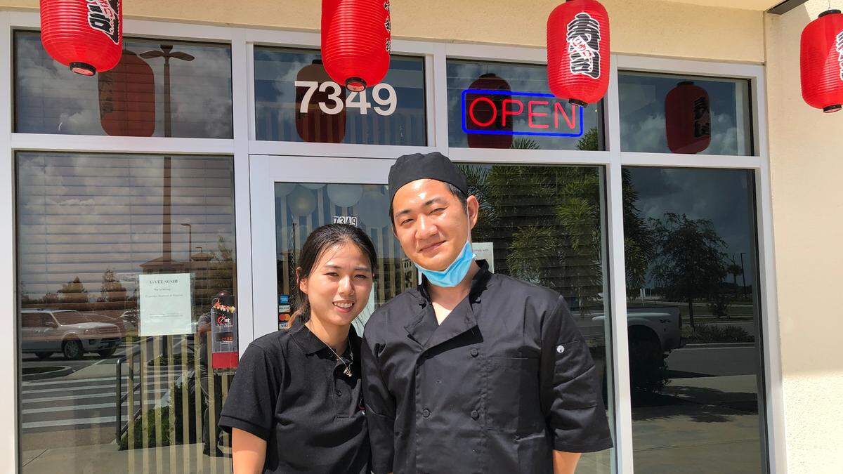 Tony Lan and Nina Zhang this week opened U-Yee Sushi & Grill opens at 7349 University Parkway in Lakewood Ranch.