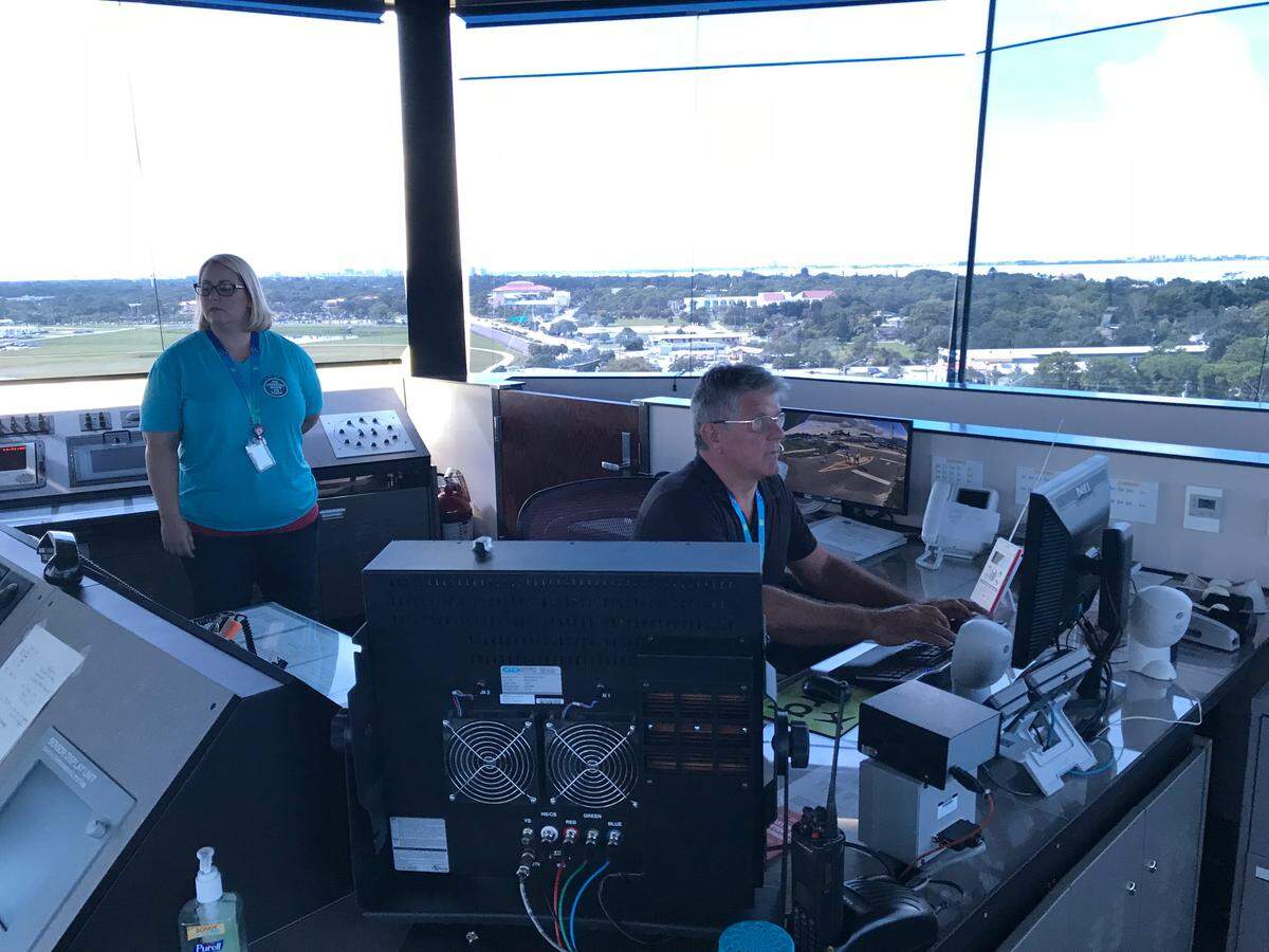 Air traffic controllers at Sarasota Bradenton International Airport have a new tower and updated electronics as well. Cost of the project is estimated at nearly $25 million.