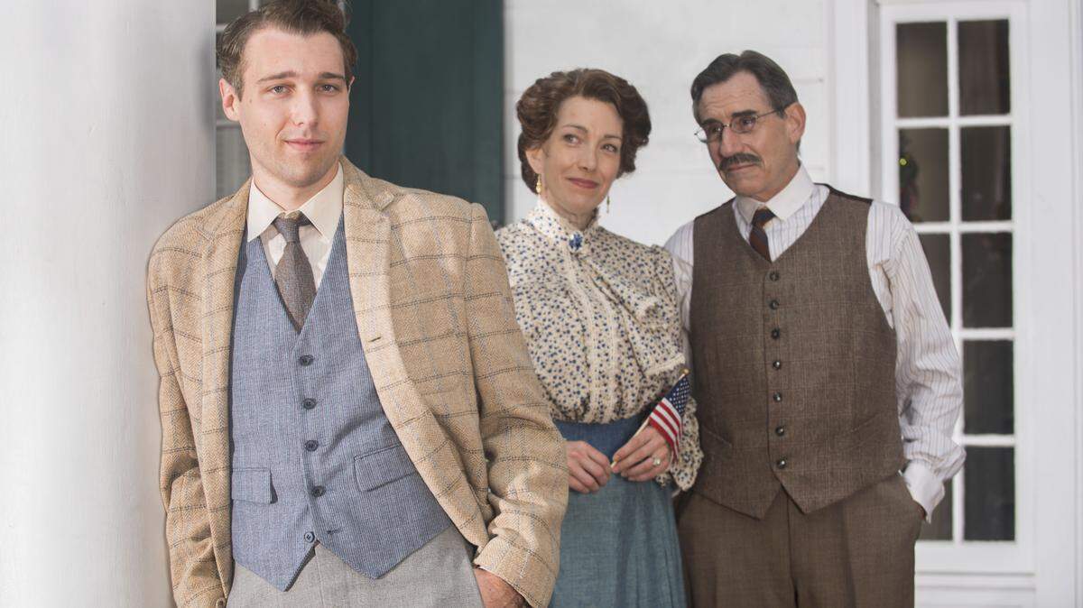 From left, Tom Harney, Denise Cormier and David Breitbarth and star in Asolo Rep's production of "Ah, Wilderness!" John Revisky/publicity photo