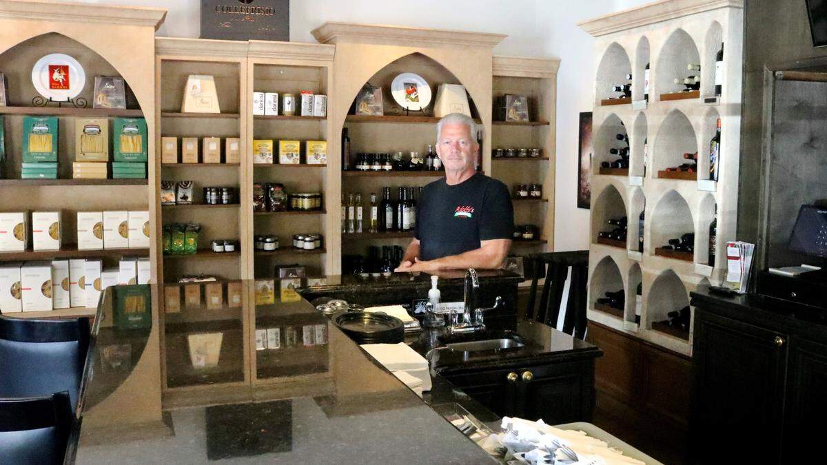 Gary Blake, shown Feb. 24, 2023 recently opened Adolfo’s Italian Market and Pizzeria at 8225 Natures Way, Lakewood Ranch.
