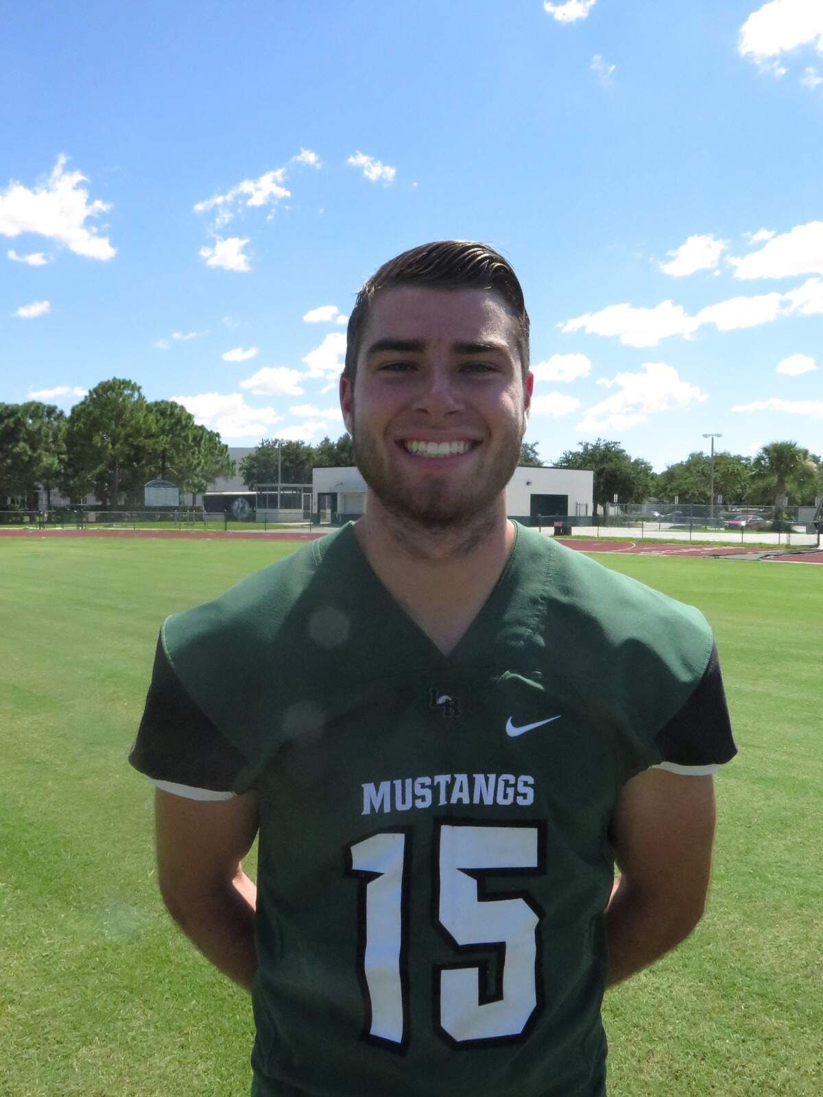 Lakewood Ranch kicker Travis Freeman