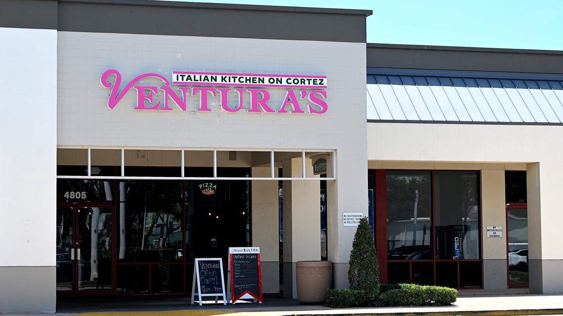 Ventura’s Italian Kitchen recently opened at 4805 Cortez Road W., Bradenton, shown here on Aug. 13, 2025.